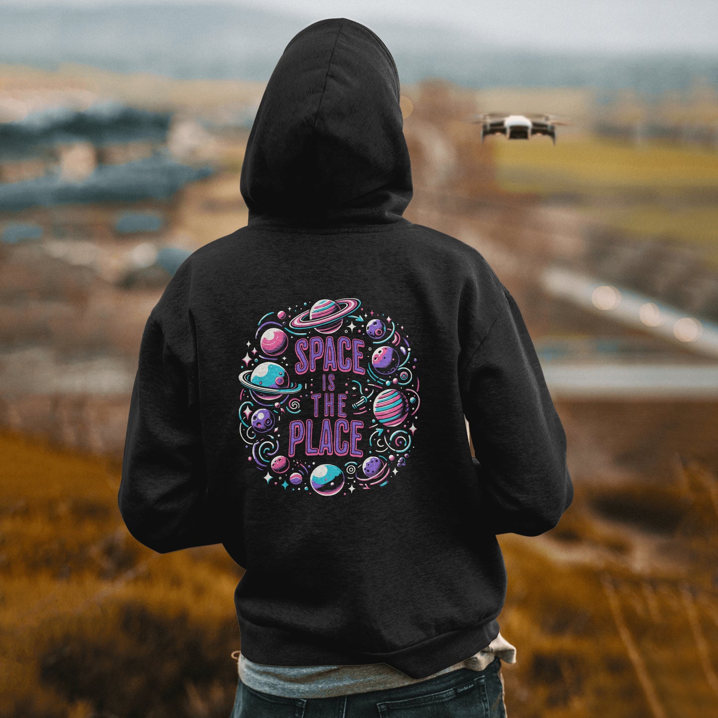 Space Graphic Hoodies